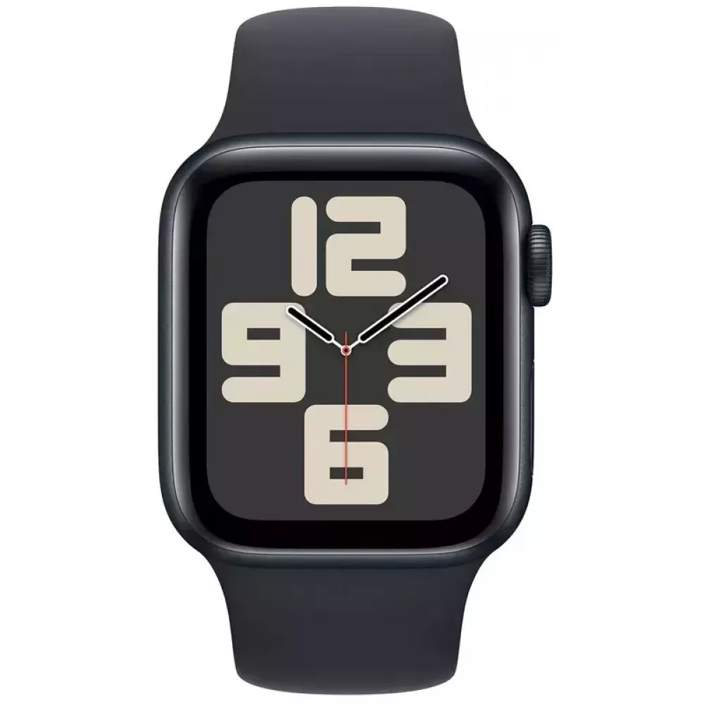 Apple Watch SE 2 2023 44mm Midnight Aluminum Case with Midnight Sport Band M/L (MRE93)