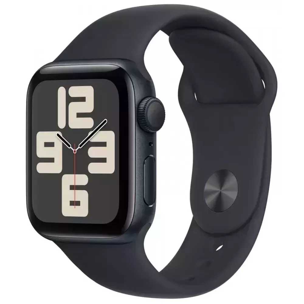 Apple Watch SE 2 2023 40mm Midnight Aluminum Case with Midnight Sport Band S/M (MR9X3)