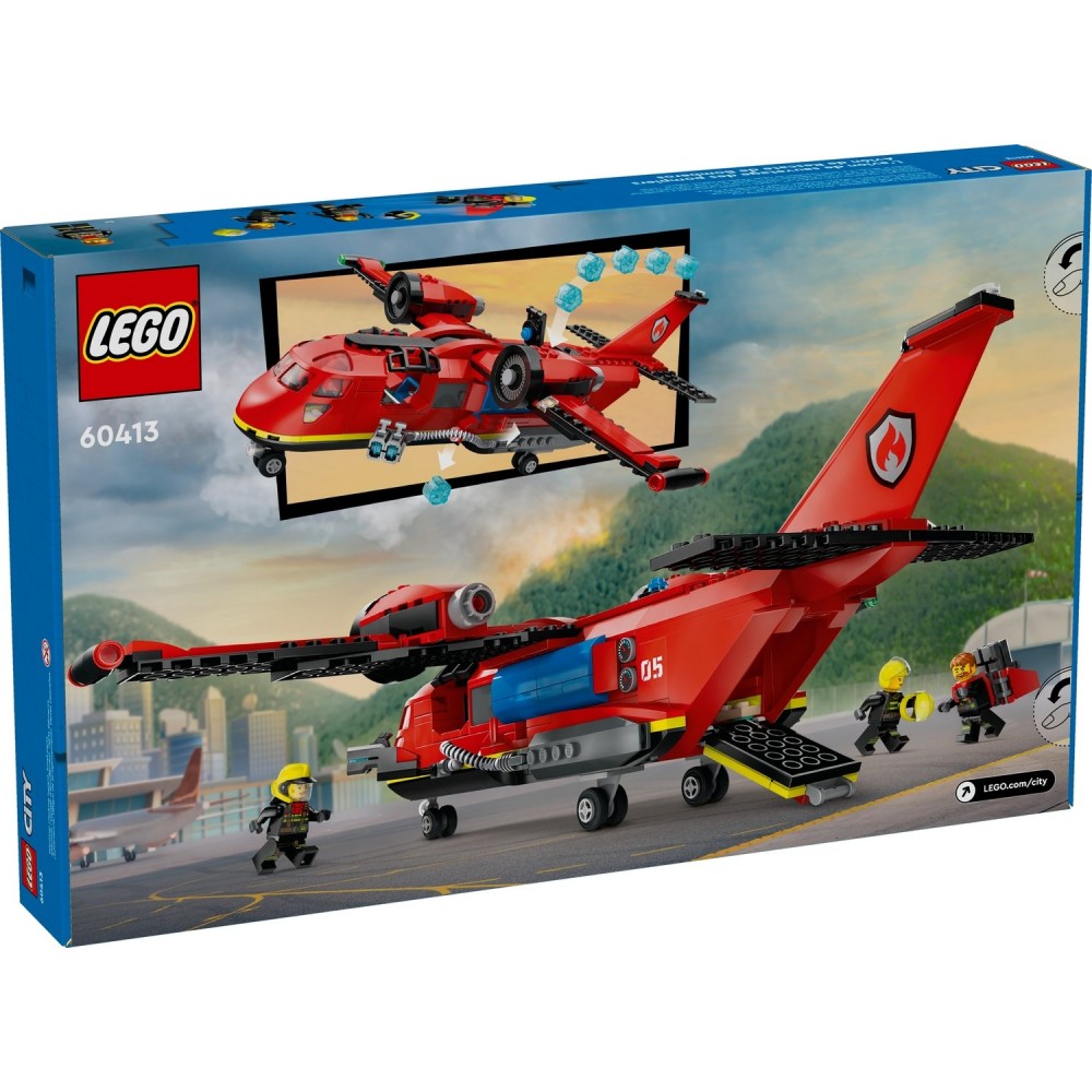 Конструктор LEGO City Пожежний рятувальний літак