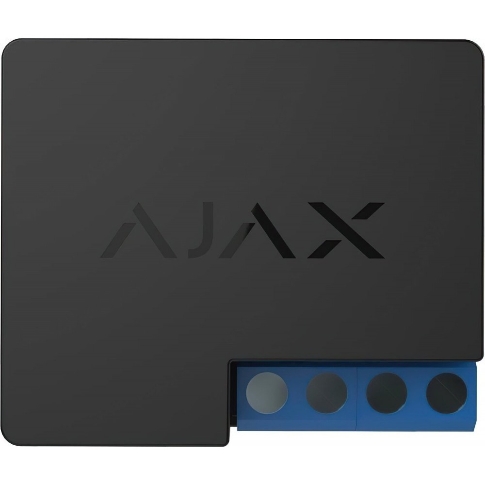 Слабкострумове реле дистанційного керування з сухим контактом Ajax Relay (Black)