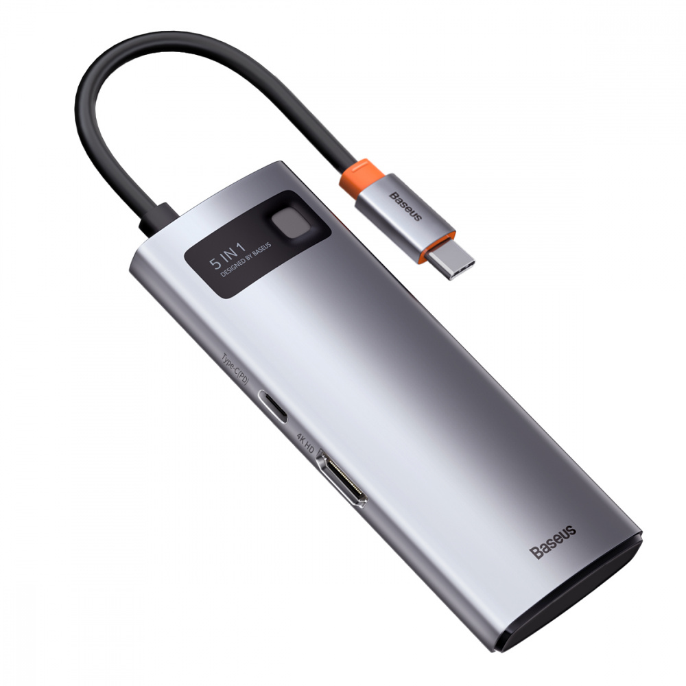 USB-Хаб Baseus Multifunctional Metal Gleam 5-in-1 Type-C  у Вінниці