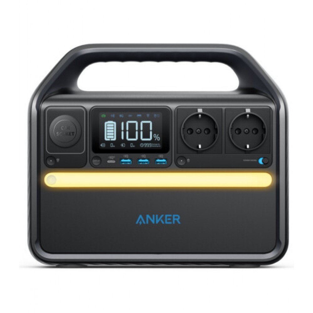 Портативна зарядна станція Anker 535 PowerHouse 500W/512Wh (Чорний)