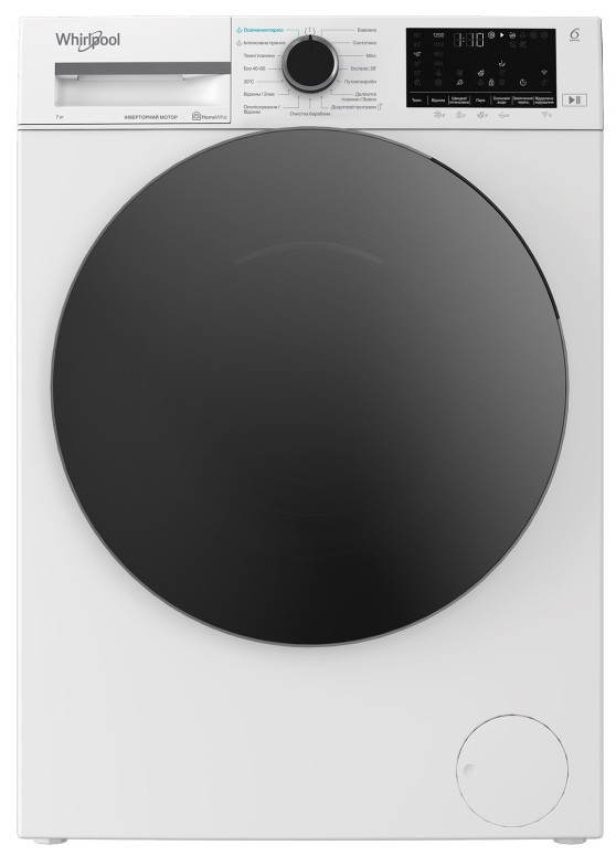 Пральна машина Whirlpool фронтальна 7кг White (WAM762WBCUA) ціни