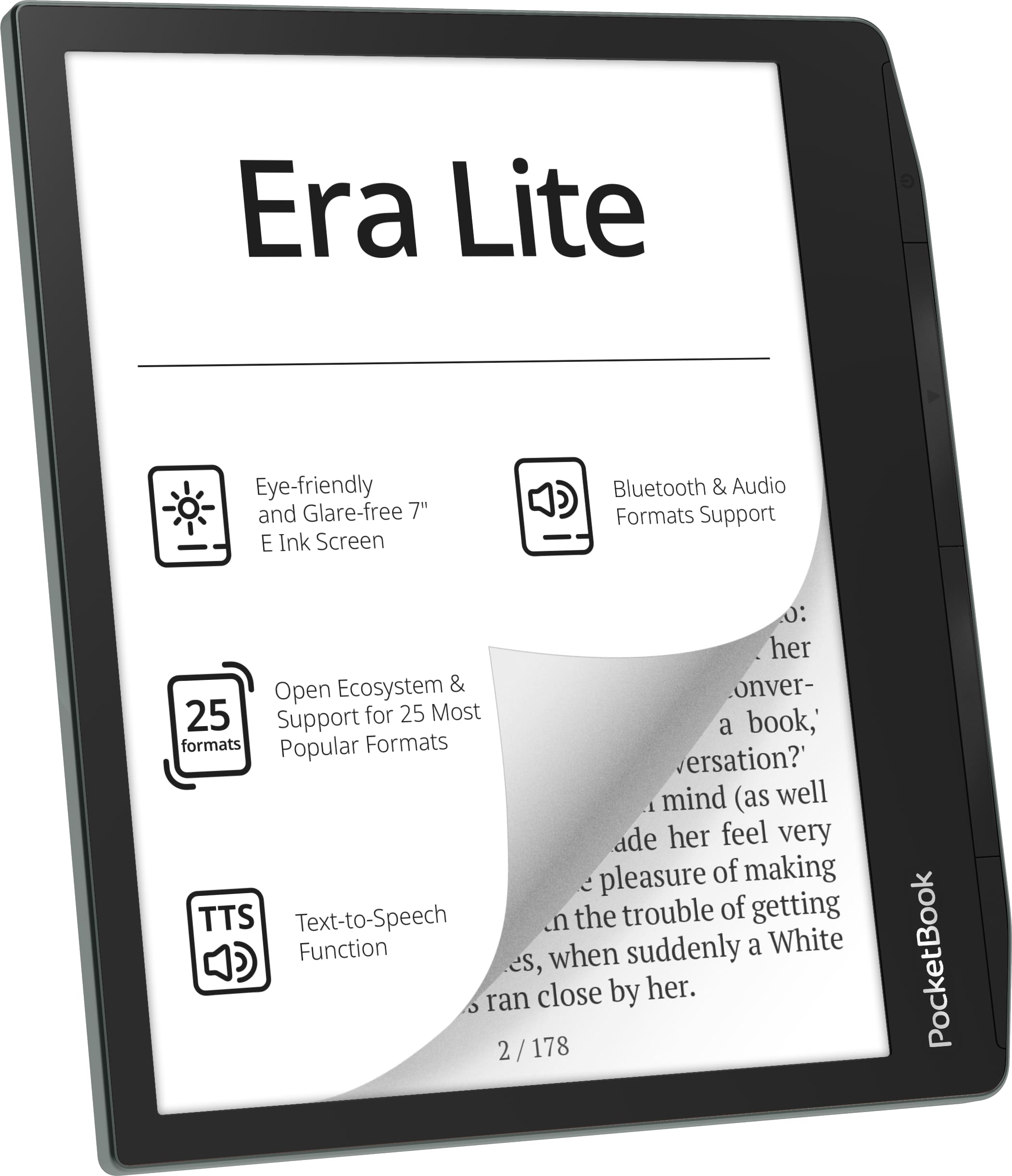 Електронна книга PocketBook 710 Era Lite Stone Green (PB710-9-WW