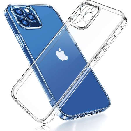Силіконова накладка Baseus Simple Case Full Camera для iPhone 12 Pro (Прозорий)  у Миколаєві