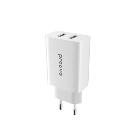 Мережевий зарядний пристрій Proove Rapid 10.5W 2 USB (Білий)  у Миколаєві