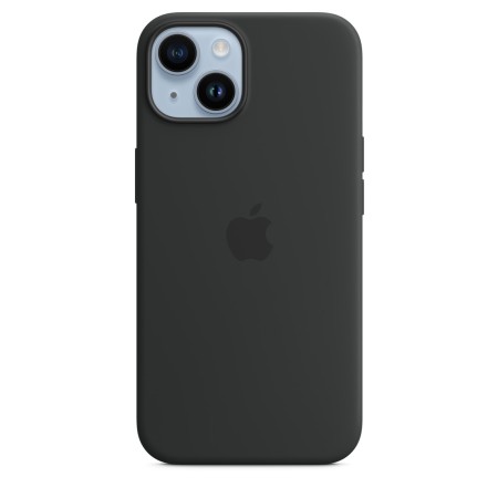 Apple Silicone case для iPhone 14 with MagSafe (Midnight)