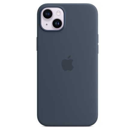 Apple Silicone case для iPhone 14 Plus with MagSafe (Storm Blue)  у Микуличині