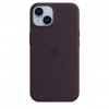 Apple Silicone case для iPhone 14 with MagSafe (Elderberry) у Луцьку