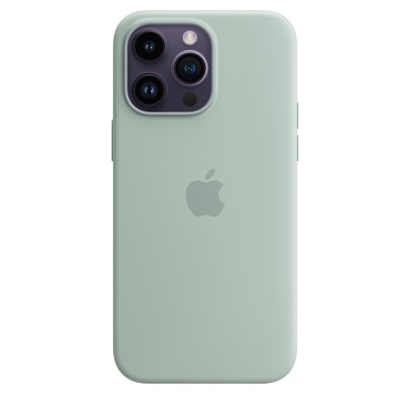 Apple Silicone case для iPhone 14 Pro Max with MagSafe (Succulent)