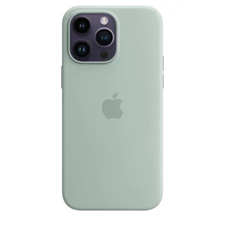 Apple Silicone case для iPhone 14 Pro Max with MagSafe (Succulent)