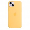 Apple Silicone case для iPhone 14 Plus with MagSafe (Sunglow) у Луцьку