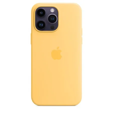 Apple Silicone case для iPhone 14 Pro Max with MagSafe (Sunglow)