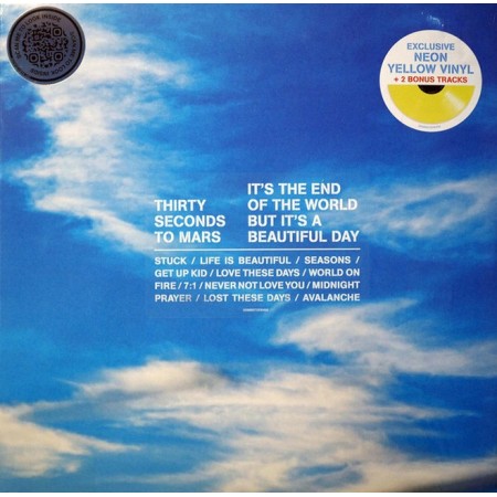 Вінілова платівка 30 Seconds To Mars – It's The End Of The World But It's A Beautiful Day (Yellow Vinyl) (1 LP)