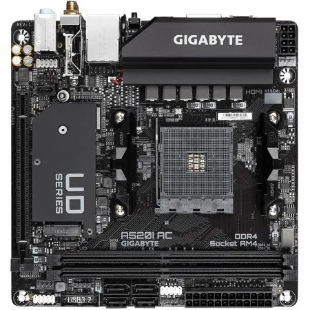 Mатеринська плата GIGABYTE A520I AC sAM4 mini-ITX (A520I AC)
