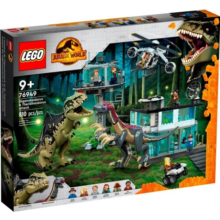 Конструктор LEGO Jurassic World Атака гігантозавра та теризинозавра (76949)