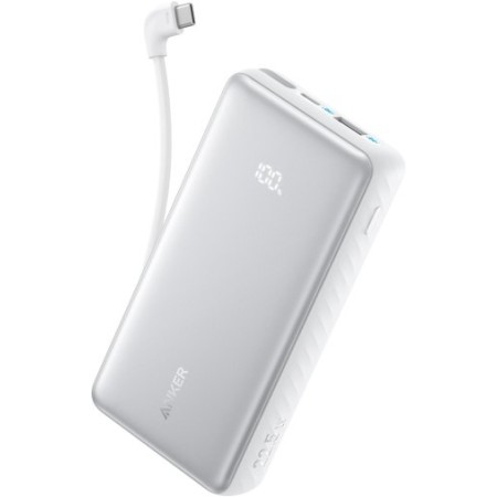 Батарея універсальна Anker 20000mAh 22.5W Built-In USB-C (White) (A110EH21)