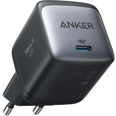 Зарядний пристрій Anker PowerPort 713 Nano II GaN 45W (Black) (A2664G11)  у Львові