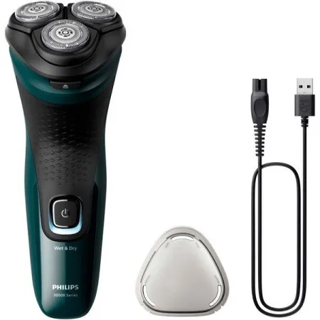 Електробритва PHILIPS Series 3000 Black/Green (X3002/00)