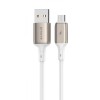 Кабель Proove Flex Metal USB to Micro USB 2.4A (1m) White  у Чернівцях