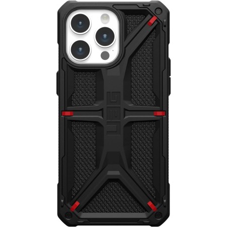 Чохол UAG Monarch для Apple iPhone 15 Pro Max (Kevlar Black)  у Запоріжжі