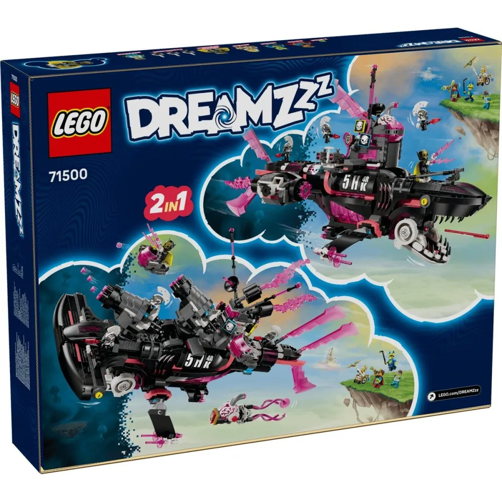 Конструктор LEGO Dreamzzz Страхітливий підводний човен «Акула