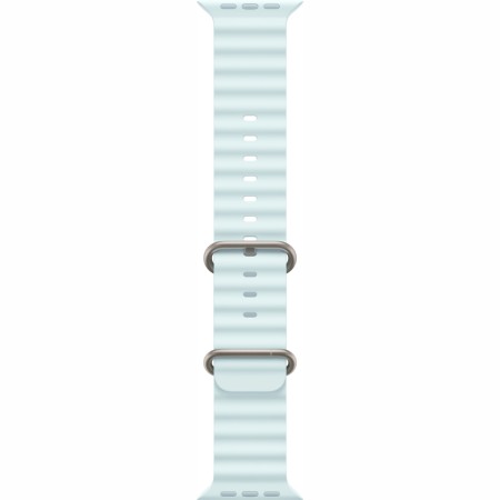 Ремінець Apple Watch 42/44/45/46/49mm Natural Titanium Finish Ice Blue Ocean Band (MXTF3ZM/A)  у Запоріжжі
