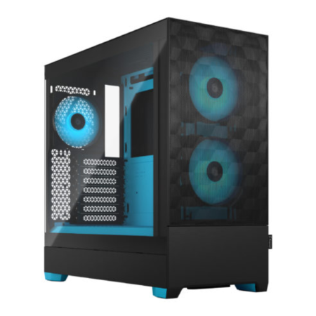 Корпус FRACTAL DESIGN ATX  Pop Air RGB Cyan Core TG (FD-C-POR1A-02)