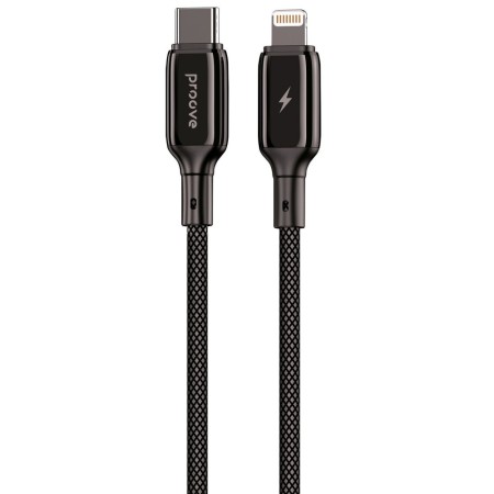 Кабель Proove Dense Metal Type-C to Lightning 27W (2m) black
