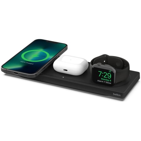 Бездротовий зарядний пристрій Belkin 3in1 MagSafe PRO Black (WIZ016VFBK)