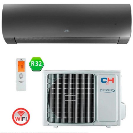 Кондиціонер Cooper&Hunter Daytona 35м2 інвертор 12000BTU Wi-Fi R32 Black (CH-S12FTXD2-BL)