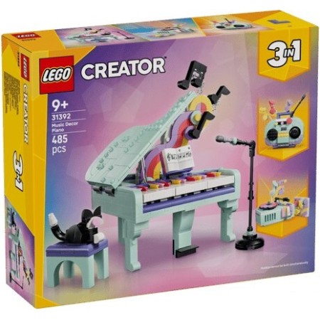 Конструктор LEGO Creator Музичний декор «Фортепіано з котом» (31392)  у Харкові