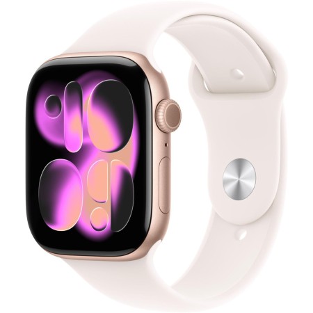 Apple Watch Series 11 42mm Rose Gold Aluminum Case with Light Blush Sport Band - S/M (MEU04RK/A)  у Чернігові