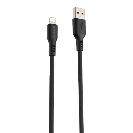 Кабель Proove Rebirth USB to Lightning 2.4A (1m) (Black)