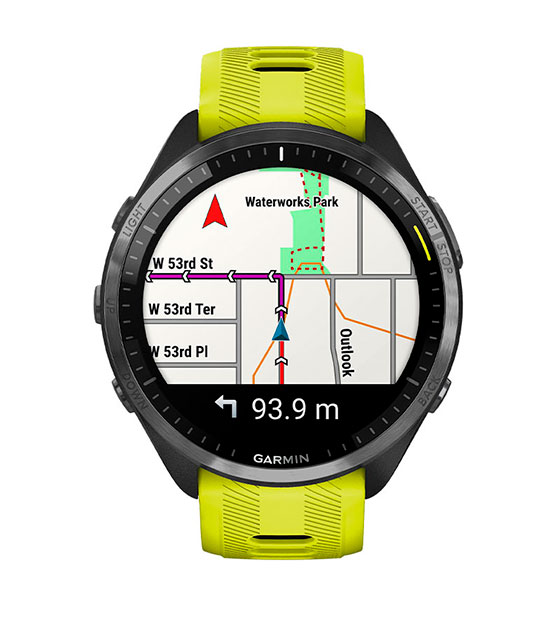 Forerunner 965 - Повноколірні карти Forerunner 965 - Повноколірні карти