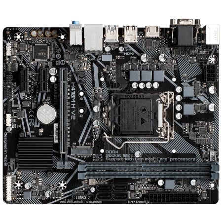Mатеринська плата GIGABYTE H410M H V2 s1200 mATX (H410M H V2)  у Чернівцях