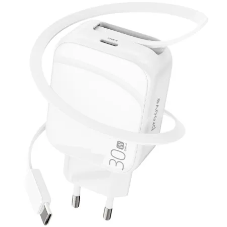 Мережевий зарядний пристрій Proove Fixtape GaN Type-C 30W (White)