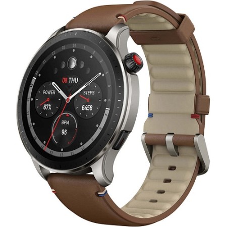 Смарт-годинник Amazfit GTR 4 (Brown Leather)