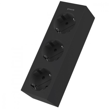 Мережевий фільтр Proove Magnet Strip (3xAC) 1.6m (Black)  у Чернівцях