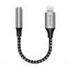Перехідник AUX Proove SoundMesh Lightning to 3.5mm (Gray)