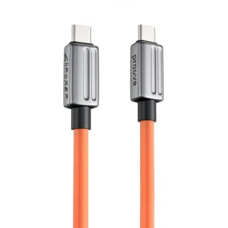 Кабель Proove Chromer Type-C to Type-C 240W (1M) (Orange)