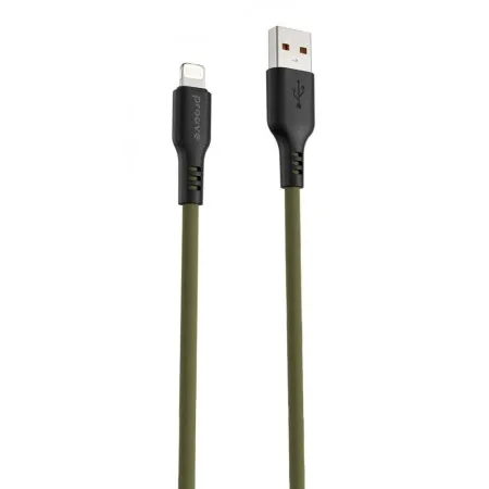 Кабель Proove Rebirth USB to Lightning 2.4A (1m) (Green)