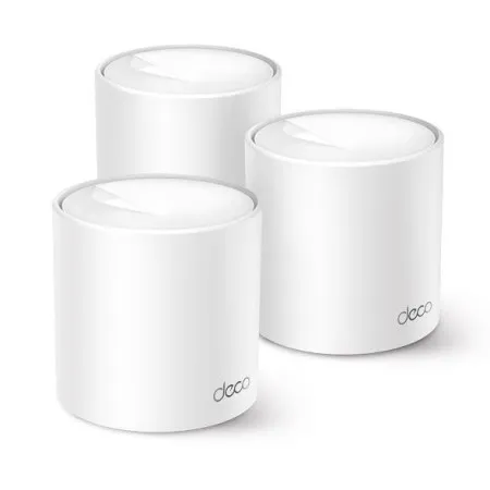 Маршрутизатор TP-Link (WiFi MESH система) Deco X10 AX1500, 1xGE LAN, 1xGE WAN, 3мод (DECO-X10-3-PACK)