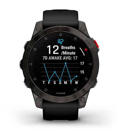 Стеження за диханням Garminepix™ (Gen 2) - Стеження за диханням