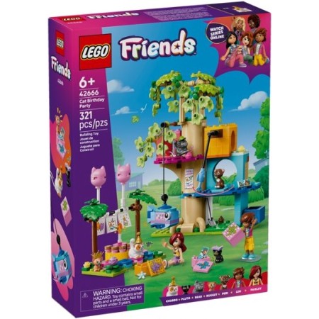 Конструктор LEGO Friends День народження кота і будинок на дереві (42666)  у Микуличині