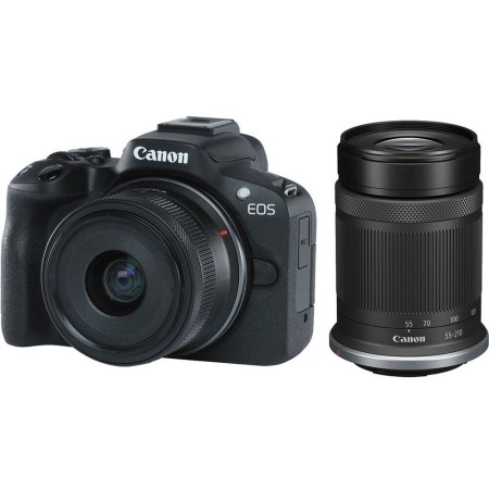 Фотоапарат Canon EOS R50 + RF-S 18-45 IS STM + RF-S 55-210 IS STM Black (5811C034)