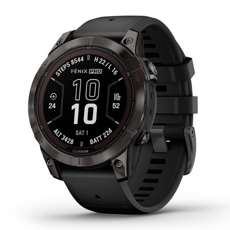 Смартгодинник Garmin Fenix 7 Pro Sapphire Solar Titanium with Chestnut Leather Band (010-02777-30)