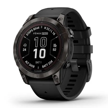Смартгодинник Garmin Fenix 7 Pro Sapphire Solar Titanium with Chestnut Leather Band (010-02777-30)