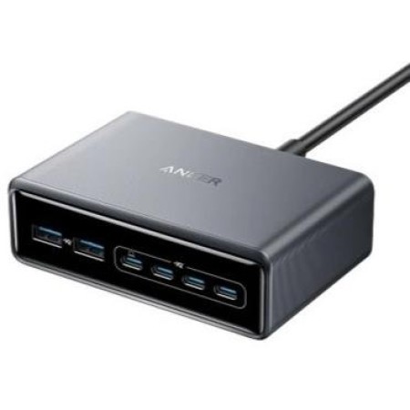Зарядний пристрій Anker GaNPrime Charger 200W (Black) (A2683341)