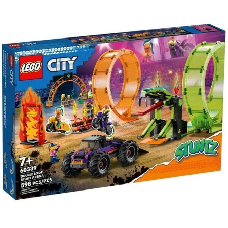 Конструктор LEGO City Stuntz Подвійна петля каскадерської арени (60339)  у Луцьку